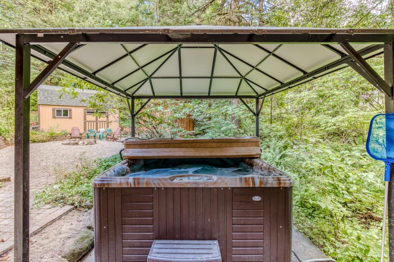 Creekside Cabin Rhododendron Екстер'єр фото