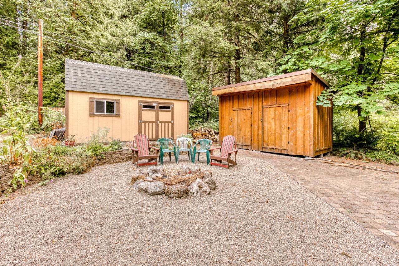 Creekside Cabin Rhododendron Екстер'єр фото