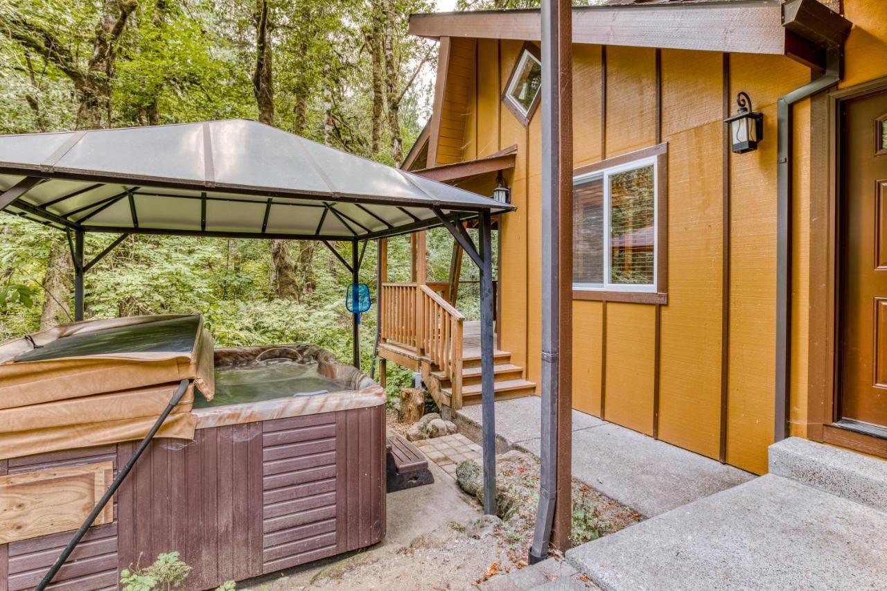 Creekside Cabin Rhododendron Екстер'єр фото