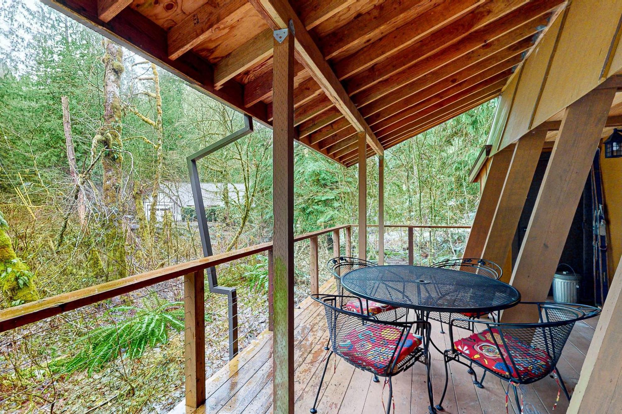 Creekside Cabin Rhododendron Екстер'єр фото