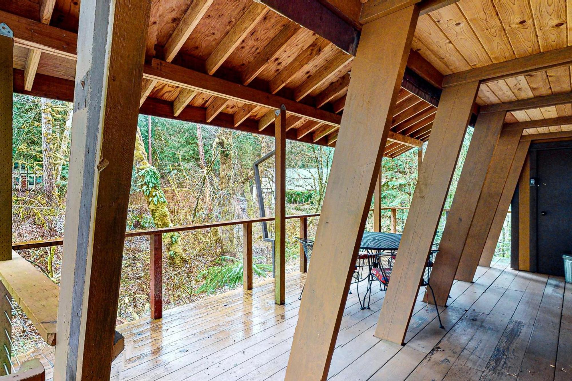 Creekside Cabin Rhododendron Екстер'єр фото