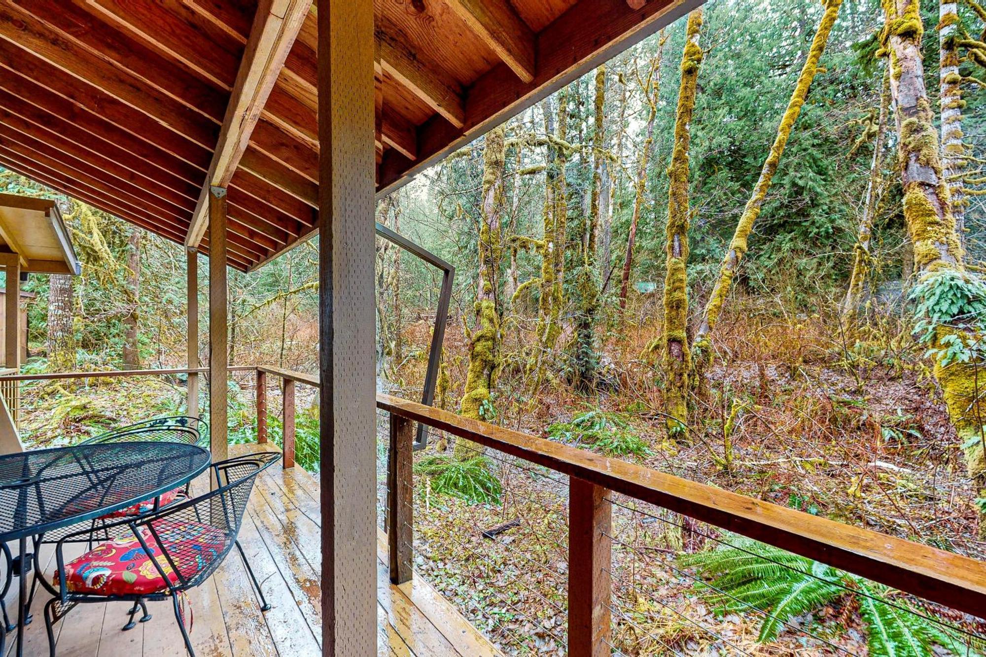 Creekside Cabin Rhododendron Екстер'єр фото